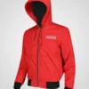 Jimmy 6666 Ranch Red Hooded Jacket – Yellowstone Style