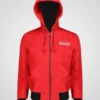Jimmy 6666 Ranch Red Hooded Jacket – Yellowstone Style