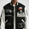 2026 Super Bowl LX Mike Macdonald Varsity Jacket