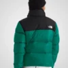 North Face Nuptse Green Puffer Jacket