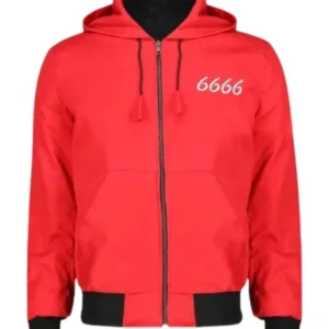 Jimmy 6666 Ranch Red Hooded Jacket
