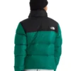 North Face Nuptse Green Puffer Jacket