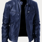 Men's Casual Leather Motorcycle Jacket