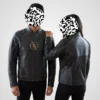 The Flash Zoom leather jacket details