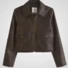 abercrombie & fitch women's vegan leather utility jacket