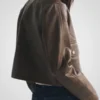 abercrombie & fitch women's vegan leather utility jacket