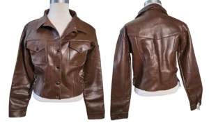 Ashley Vintage Faux Leather Jacket