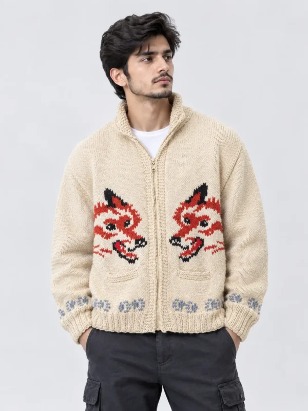 Fox Cardigan Hail Mary | Ryan Gosling Wolf Sweater
